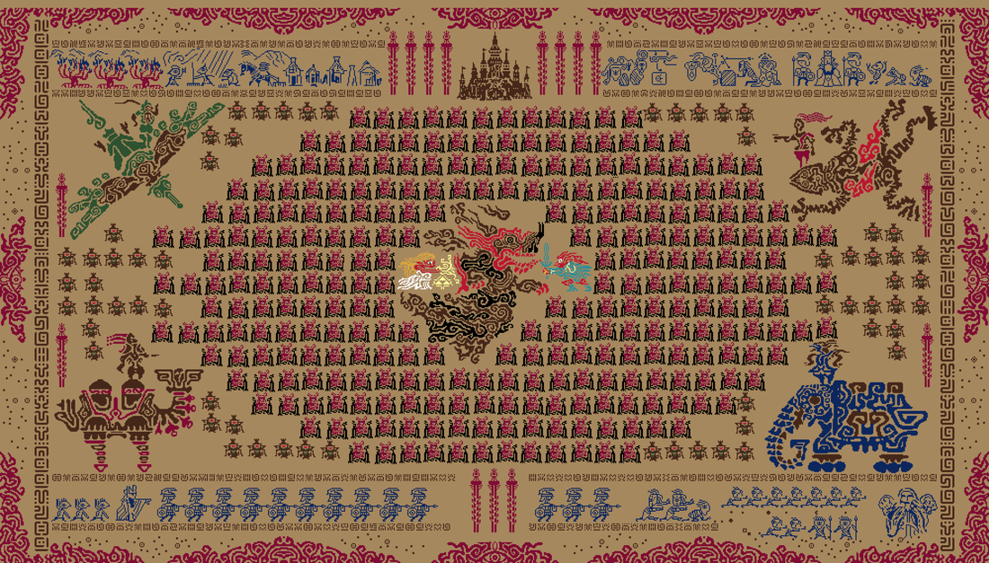 Breath of the Wild Cross Stitch Tapestry - Home